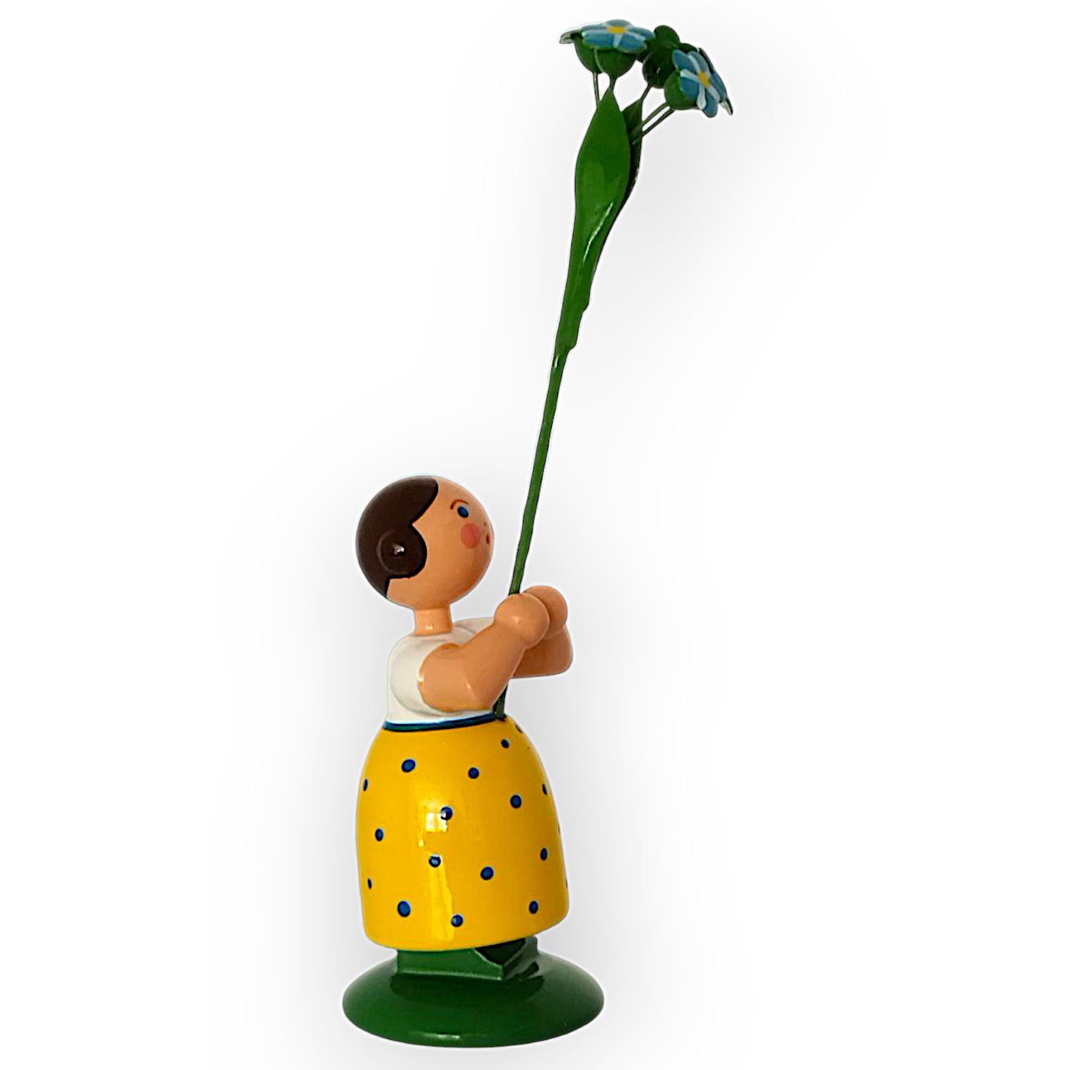Blumenkind Mädchen mit Vergissmeinnicht – Bild 4