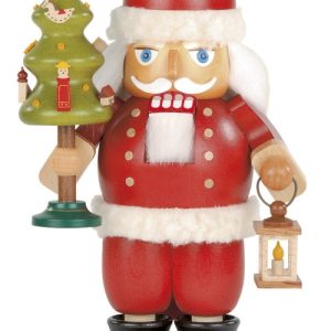 Nussknacker Weihnachtsmann mit Weihnachtsbaum