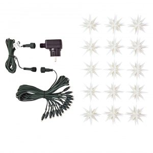 Miniatur LED Sternenkette, 8cm weiß