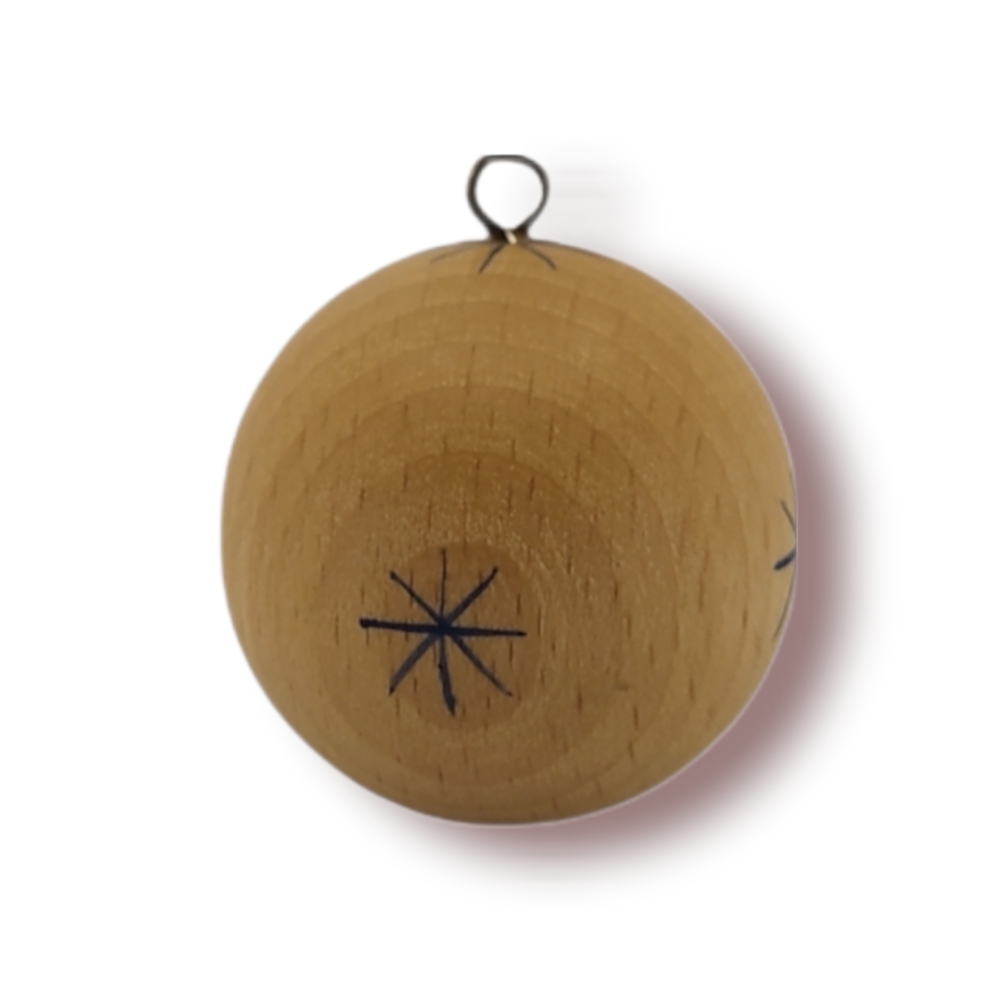 Baumbehang Christbaumkugel groß, natur
