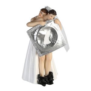 Figur Brautpaar Hochzeitsnacht Kondom