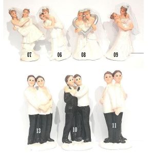 LGBTQ Hochzeit Figuren