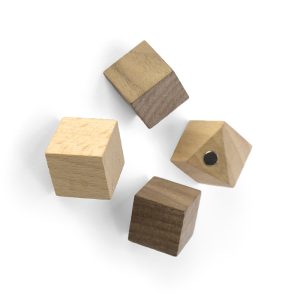 Magnet Holz Würfel