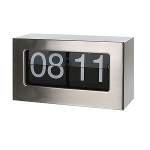 Uhr Flip Edelstahl
