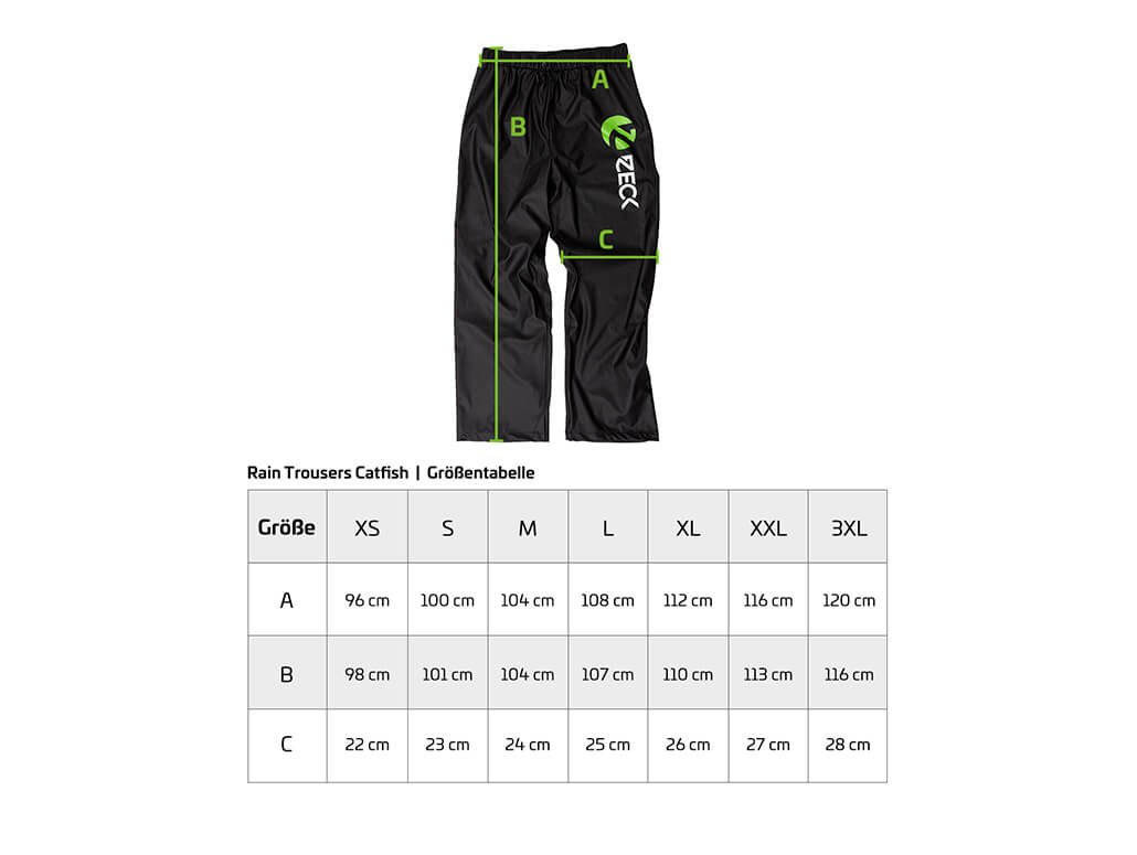 Zeck Fish Rain Trousers Catfish – Bild 2