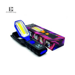 Multifunktions – Taschenlampe / Arbeitslampe COB-LED mit Akku und Powerbank
