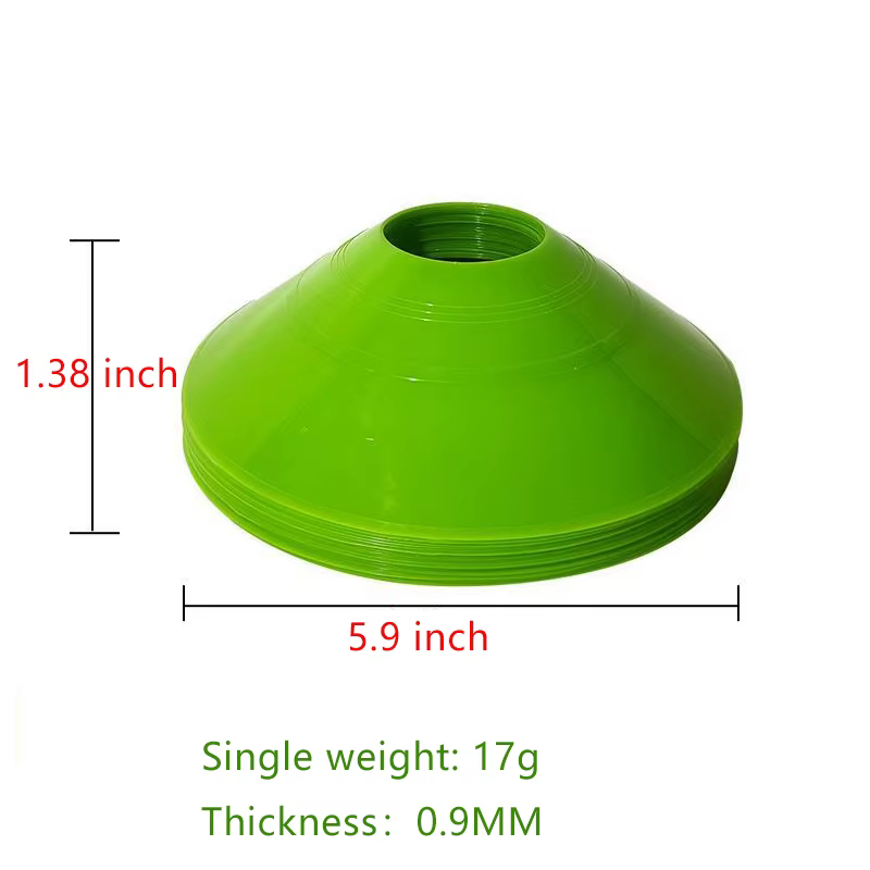 10 Stücke KegelSet Fußball Training Ausrüstung für Kid Pro Disc Kegel Agilität Übung Hindernisse Vermeidung Sport Training Zubehör – Bild 5