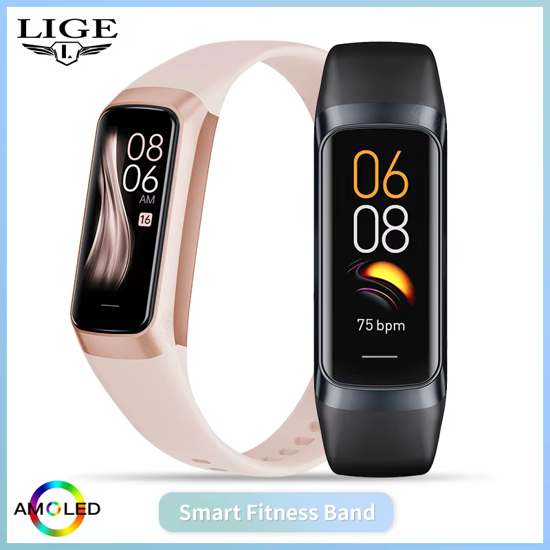 LIGE Amoled Smart Watch 2025: Smart Band für Männer und Frauen mit Herzfrequenz- und Blutüberwachung – Jetzt entdecken!