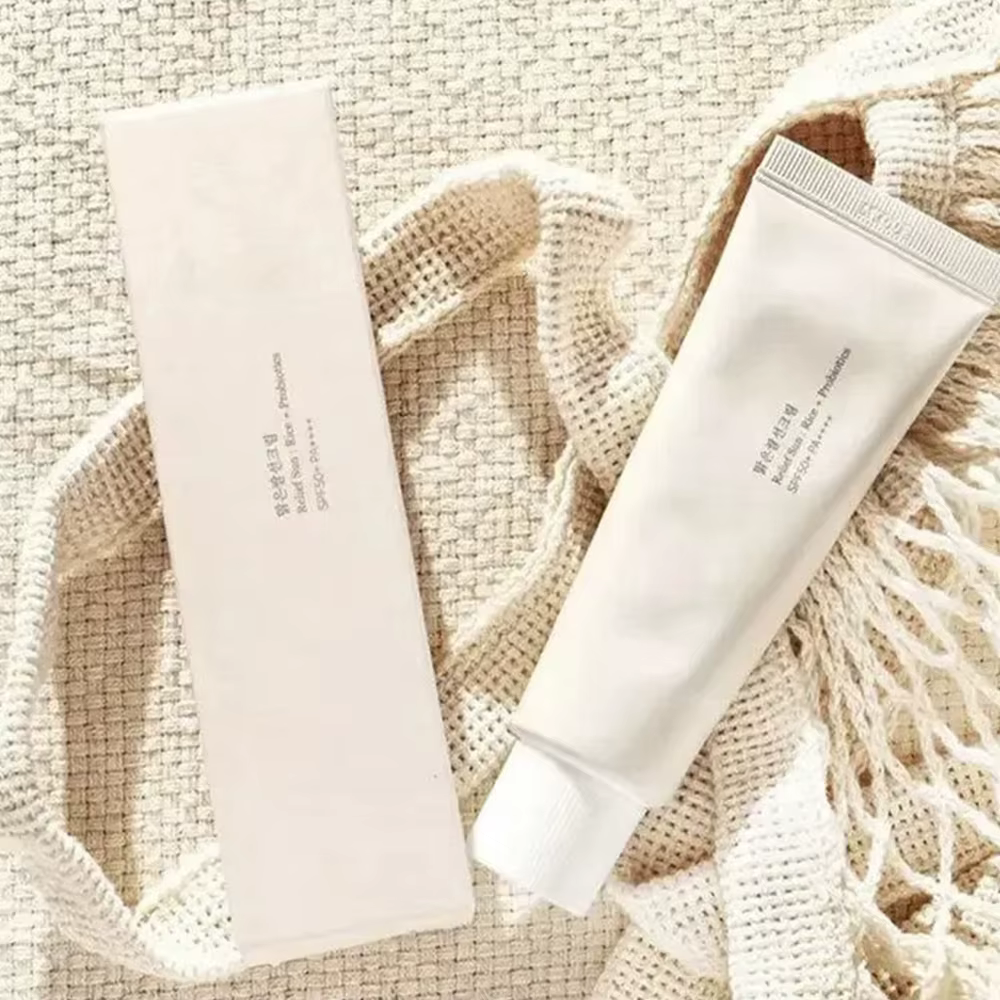 SPF50 Sonnenschutz: Koreanischer Reis Probiotischer Solarblocker für Hautaufhellung