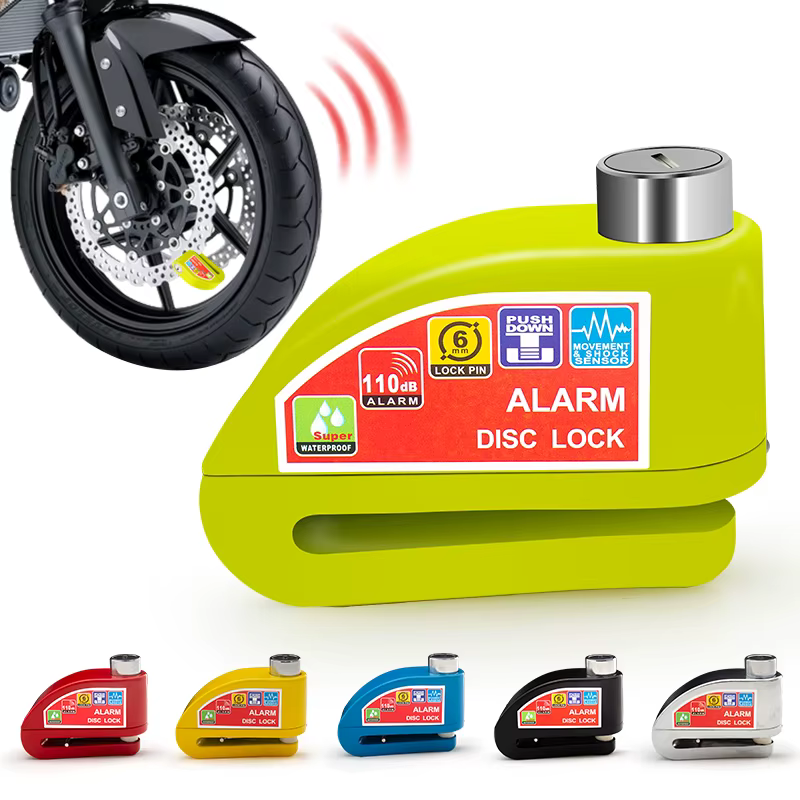 Robustes Motorrad-Fahrradschloss mit Alarm: Maximale Sicherheit für Ihr Fahrzeug
