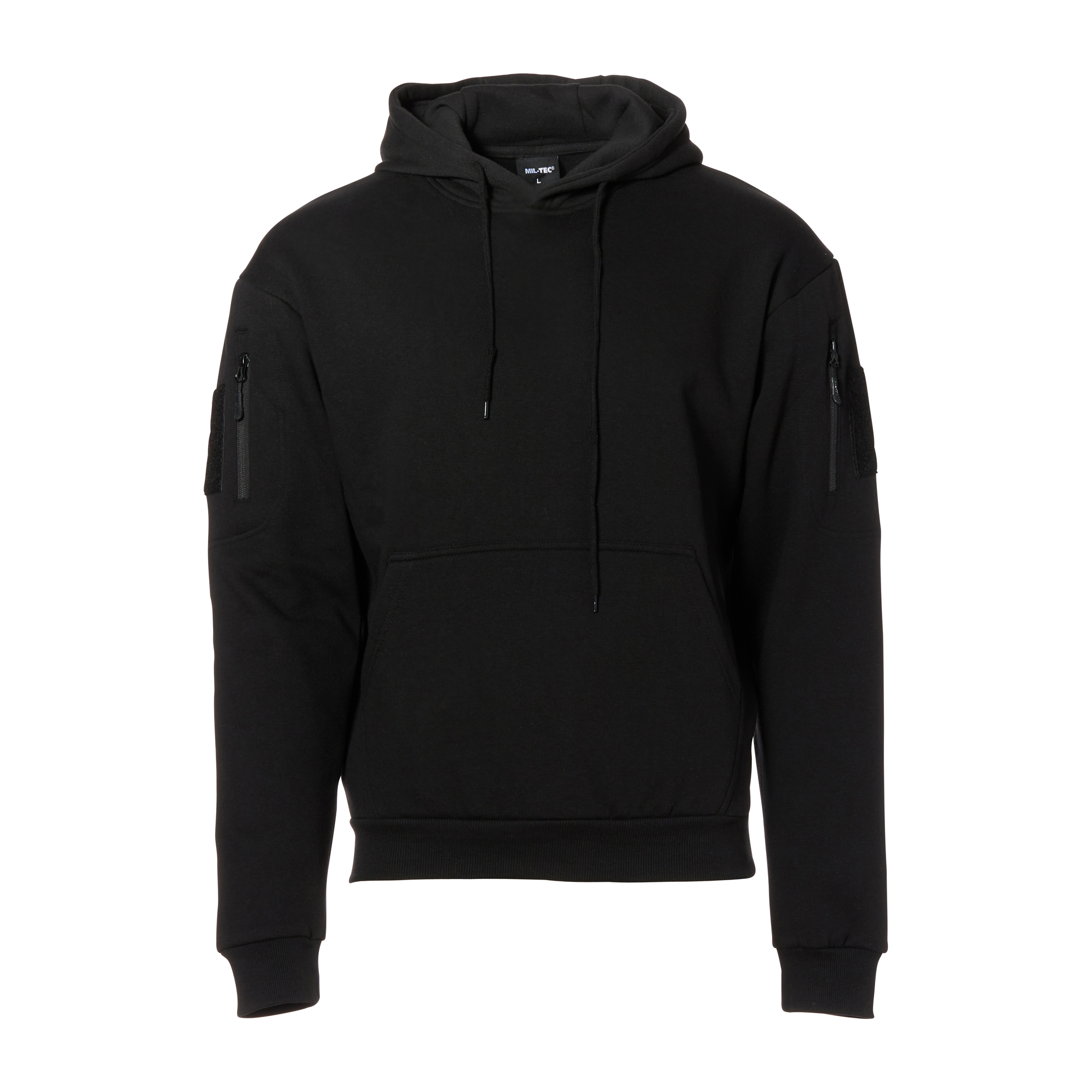 Tactical Hoodie Kapuzen Sweatshirt schwarz