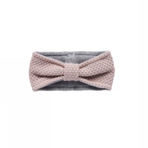 Stirnband „Oslo Headband with bow“ in french rose von mp Denmark