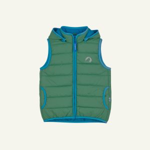 VANULI Leichte Steppweste – Zip in deep grass/mosaic Innenjacke von Finkid