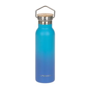 Edelstahl Kinder Trinkflasche 460 ml – Unique Gradient, Blau von Lässig