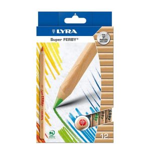 Neuer Lyra Super Ferby unlackiert Standardsortiment 12 Farben von Lyra