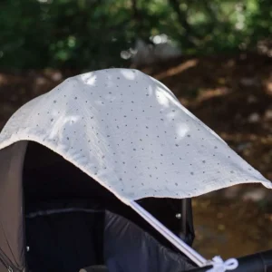 Sonnenschutz für Kinderwagen aus Musselin – Little Stars