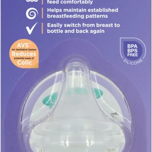 LANSINOH Fütterungssauger Natural Wave® mit schnellem Durchfluss 6m+ (2 st.)