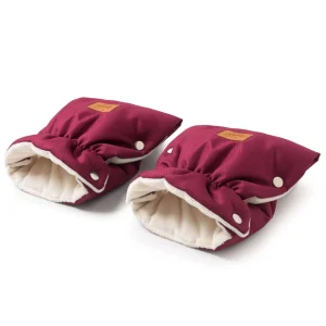 Handwärmer für Kinderwagen (2 St.) -Burgundy Winter