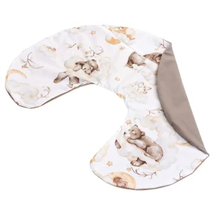 Sweet Teddy & Latte Velvet Kissenbezug für Stillkissen