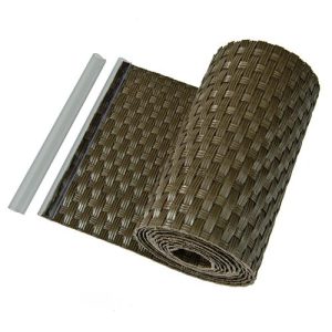Sichtschutzstreifen Zaunblende aus PE-Rattan